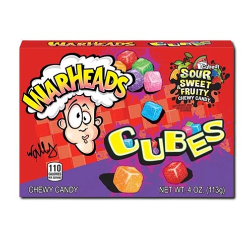 USA Warheads Sour Berry Cubes 113g x 12