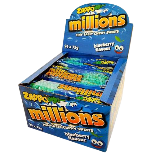 Zappo Millions Blueberry 75g x 24