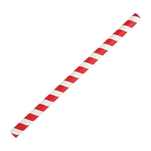  Red Stripes Paper Straws 8mm x 2500