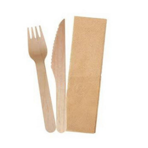 Wooden Cutlery Combo x 400