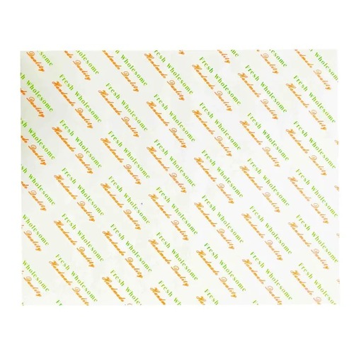 Grease Proof Paper Printed Fresh Wrap ½ Cut 54GSM x 800