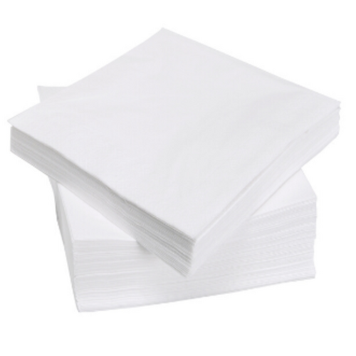 Cocktail Napkins 2-Ply White x 2000