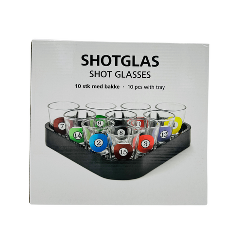 Shotglass Shot Glasses Game 10PC