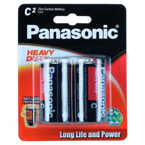 Battery Panasonic Heavy Duty Battery (C) 2pk