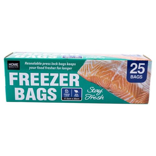 Bags Freezer 17.8cmx20.3cm 25pk