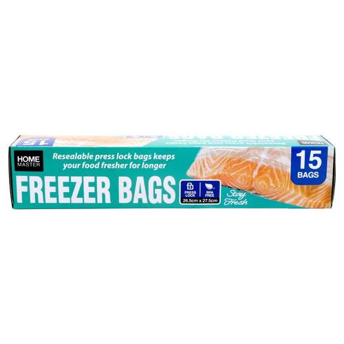 Bags Freezer 26.8cmx27.9cm 15pk