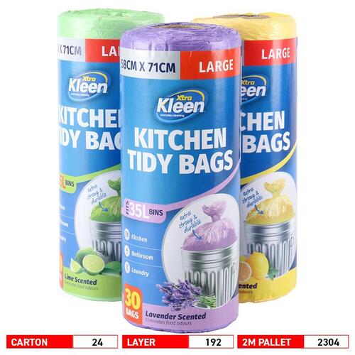 Bin Liner Kitchen Tidy Garbage Bag 35L 58cm x 71cm - 3