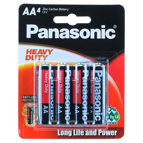 Battery Panasonic Heavy Duty Battery (AA) 4pk