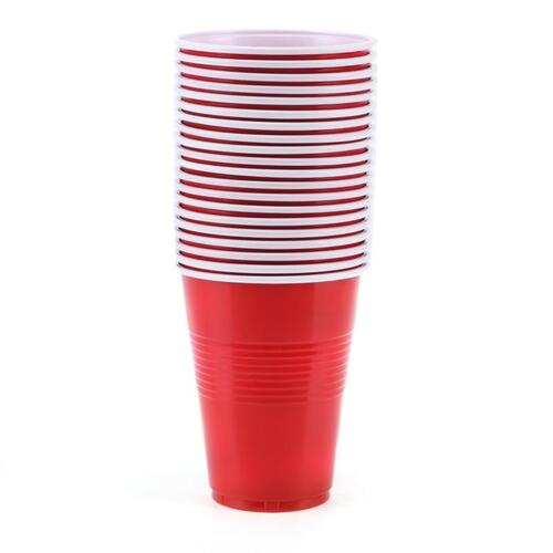 Drinkware Party Cup American Red 10pk  450ml