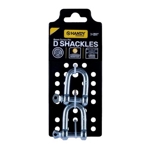 D Shackle General Use 8mm 2pc