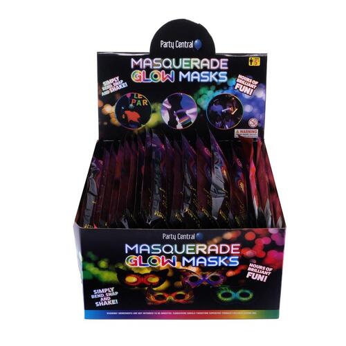 Glow Masquerade Mask - Assorted Marks