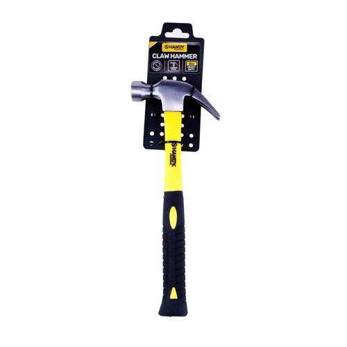 Hammer Claw Rubber Grip Black & Yellow 8oz