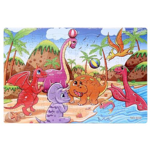 Puzzle Jigsaw Kids 120pc - Size: 42cm x 28cm x 3.5mm - 12 Assorted Designs