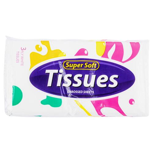 Super Soft Pocket Tissue 3ply 8pk