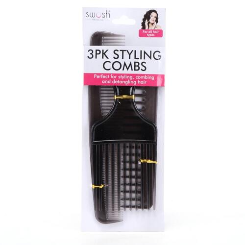 Styling Combs 3pk