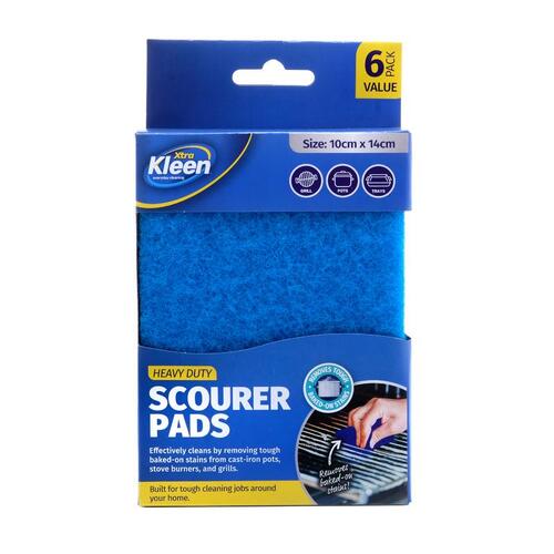 Scourers Value Pack Heavy Duty 6pk 14cm x 10cm x 0.5c