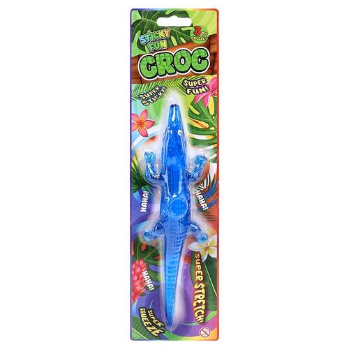 Stretchy Crocodile Reptile 23cm - 3 Assorted Colours