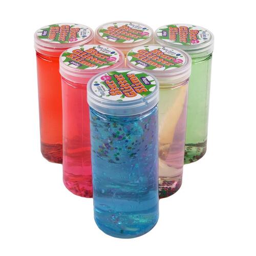 Slime Star Glitter Jumbo 260g - Assorted Colours: Pink,