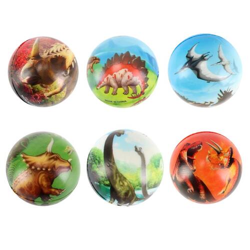 Squeeze Me Dinosaur Stress Ball - Ø6.3cm - 6 Assorted