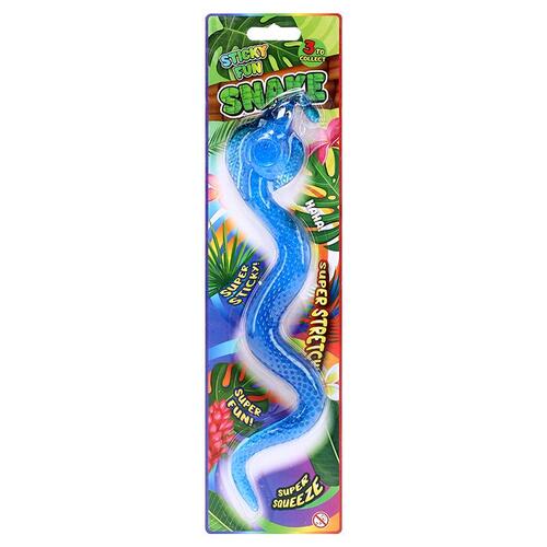 Stretchy Snake Reptile 28cm - 3 Assorted Colours