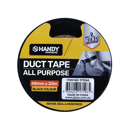 Tape Duct Tape Black 48mm x 20m