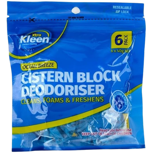 Toilet Deodorising Cistern Blocks 6pk x 40g