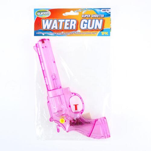 Water Gun Transparent 22cm x 13cm Assorted colours