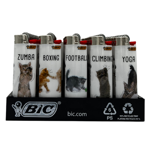 BIC Lighter Large Printed Sports x 50