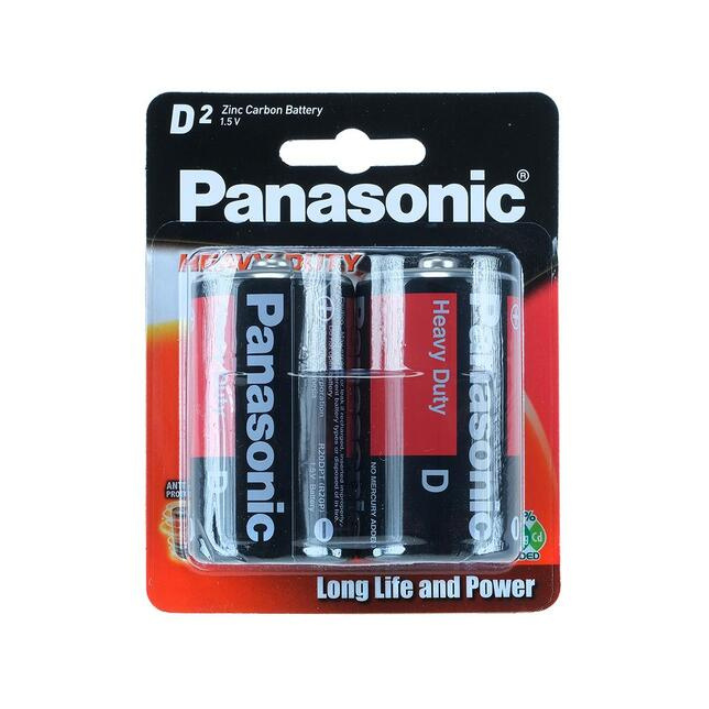 Battery Panasonic Heavy Duty Battery (D) 2pk