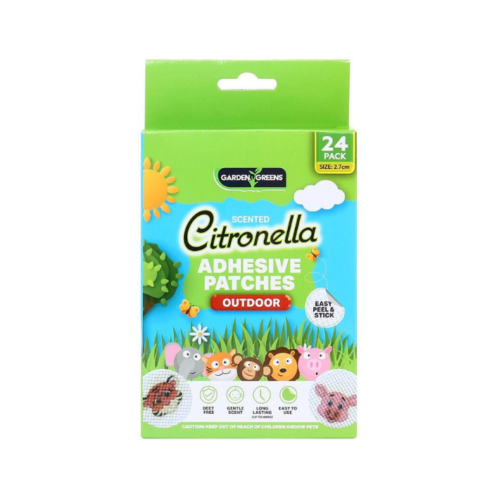 Citronella Fragrance Adhesive Patches 24pk