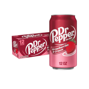 Dr Pepper Strawberries & Cream 355ml x 12