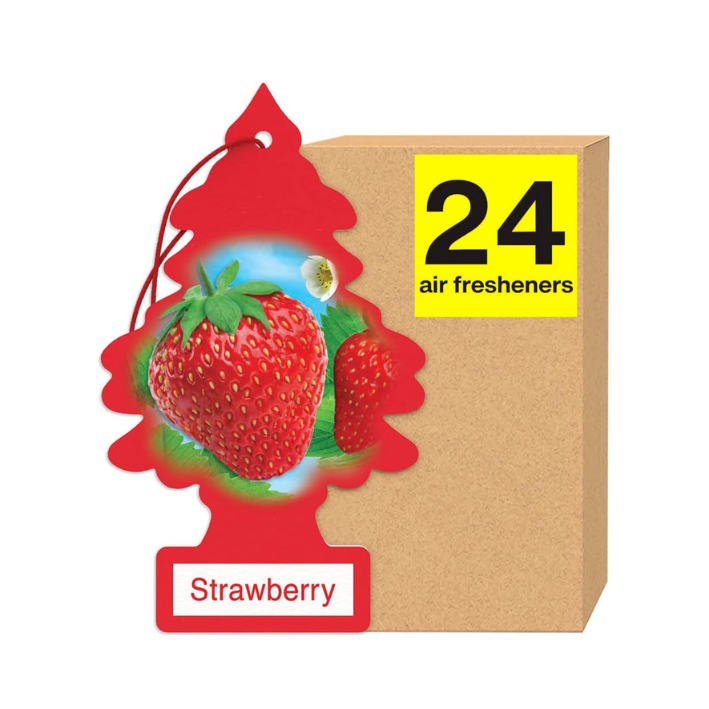 Little Trees Car Air Freshener Strawberry x 1 - Image 2