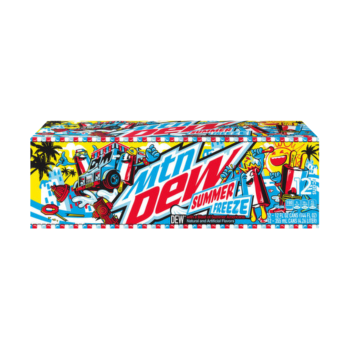 Mountain Dew Summer Freeze 355ml x 12 - Image 2