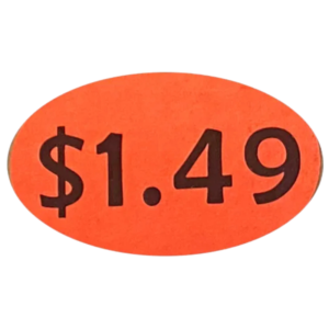 Price Stickers $1.49 x 1000