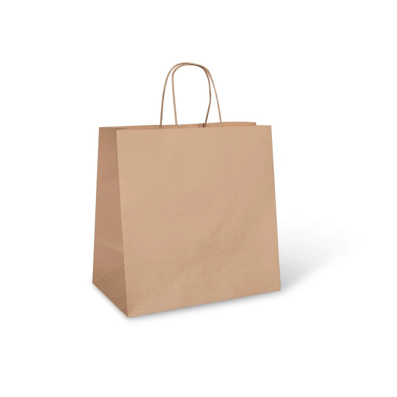 Paper Carry Bags Brown Twisted Handle (UBER SIZE) x 250