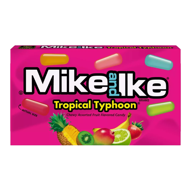 Mike and Ike Tropical Typhoon 127g x 12