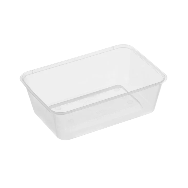 Genfac 700ml Rectangular Container Clear x 500