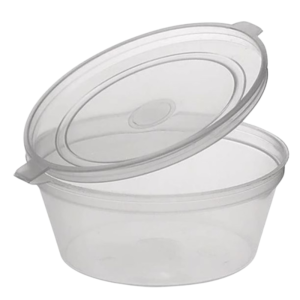Sauce 35ml Container with Attached Lid x 1000