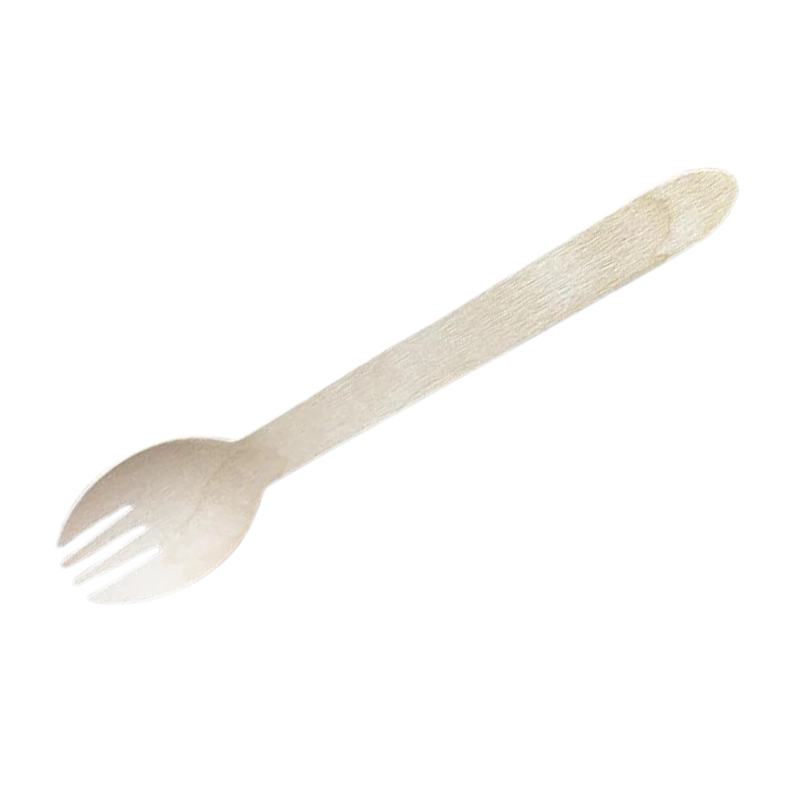 Wooden Spork 16cm x 1000