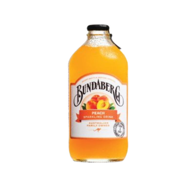 Bundaberg Sparkling Peach 375ml x 12