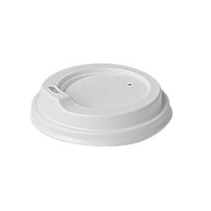 Coffee Cup White Sipper Lid 90mm x 1000