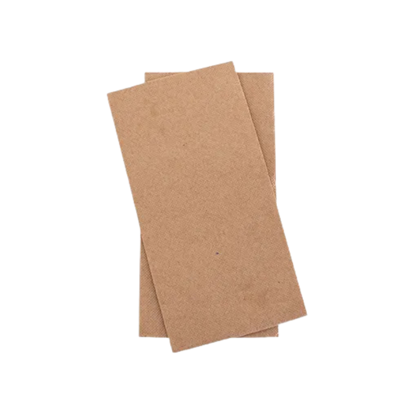 Dinner Napkins Brown 2Ply GT Fold x 1000