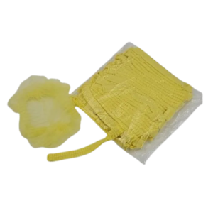 Hair Net Crimped 24 Yellow x 1000