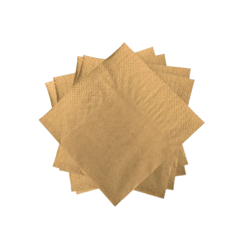 Cocktail Napkins Brown 2Ply x 2000