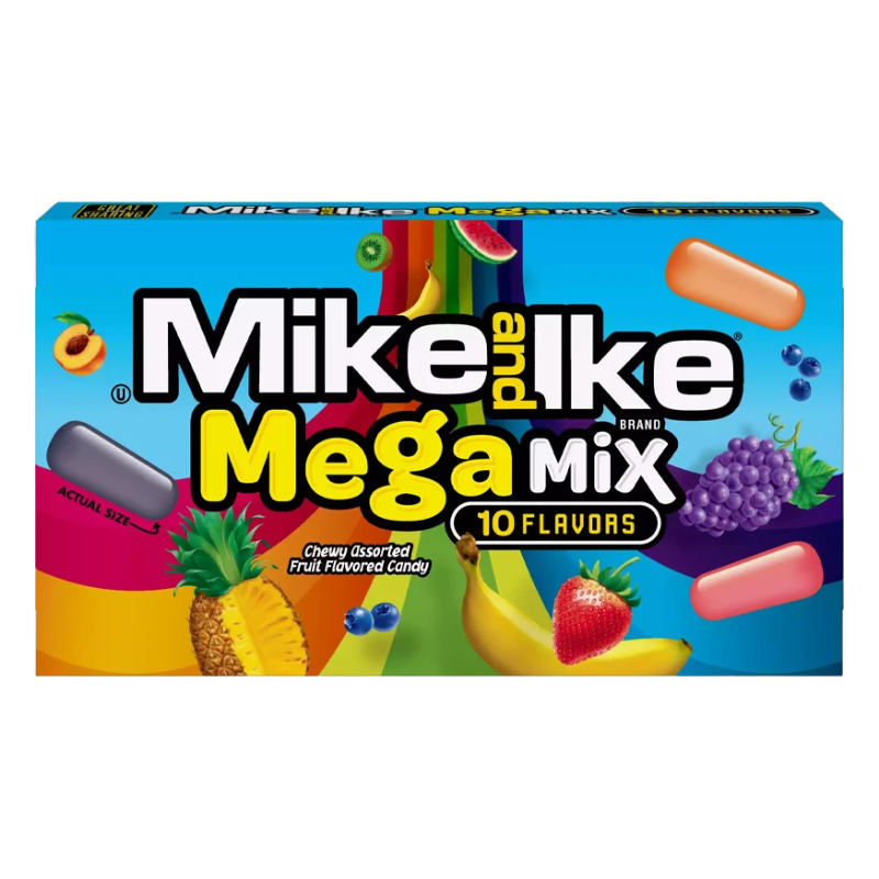 Mike and Ike Mega Mix 120g x 12