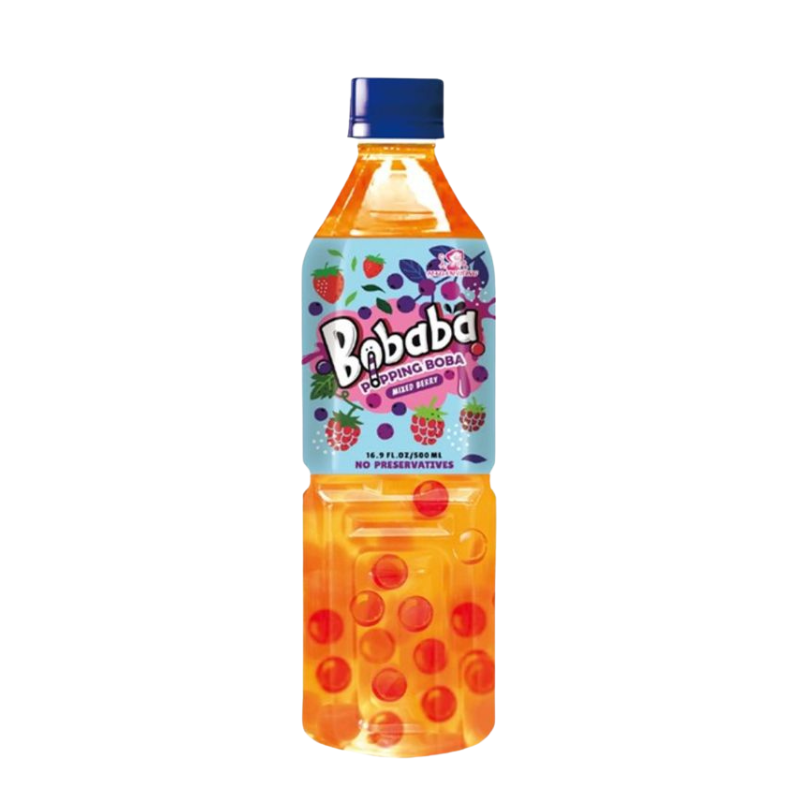 Bobaba Bubble Tea Mixed Berry 500ml x 24