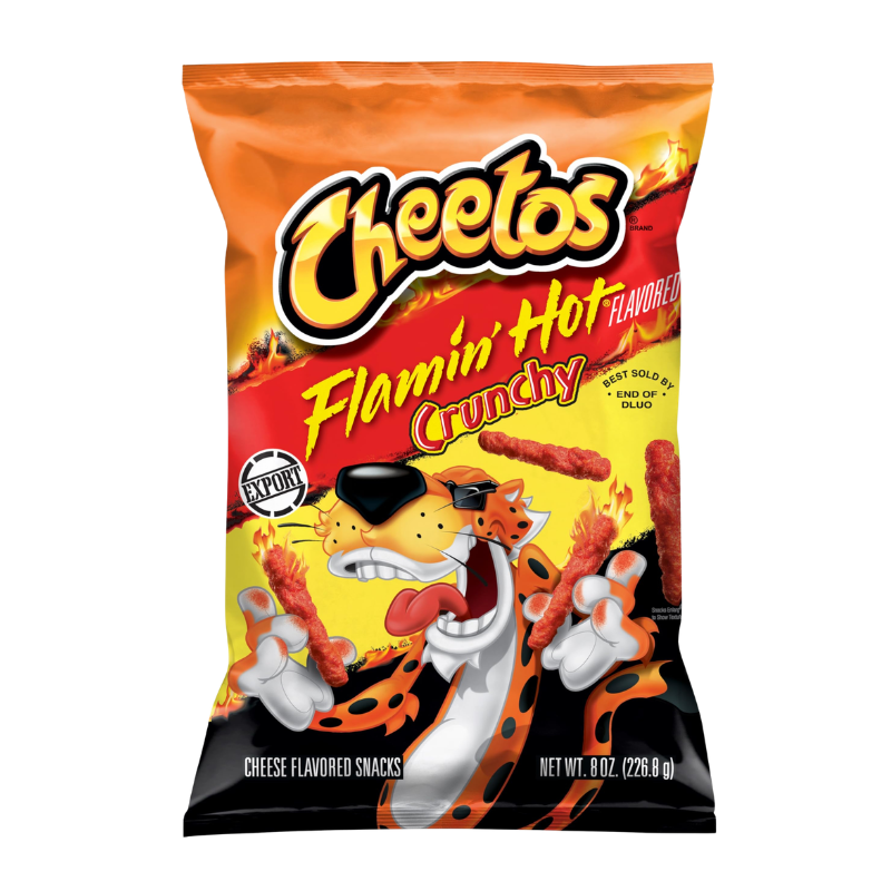 Cheetos Flamin Hot Crunchy 227g x 10