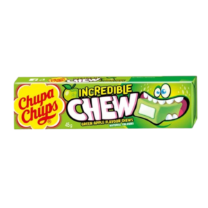 Chupa Chups Incredible Chew Green Apple 45g x 20