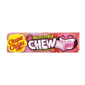 Chupa Chups Incredible Chew Strawberry 45g x 20