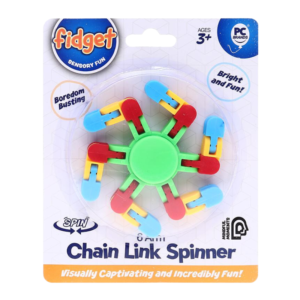 Fidget Chain Link Spinner 6-Arm 8.5cm